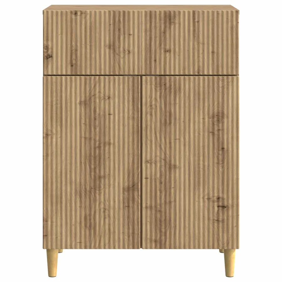 Buffet Chêne artisanal 66 x 34,5 x 90 cm Bois d'ingénierie - 6