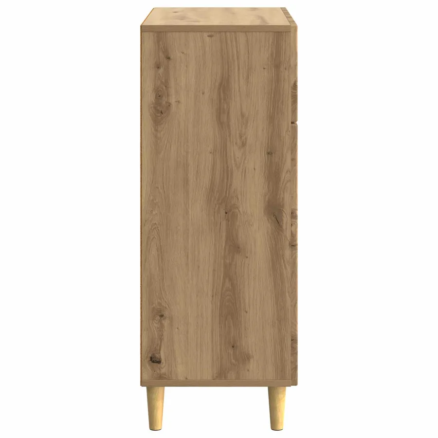 Buffet Chêne artisanal 66 x 34,5 x 90 cm Bois d'ingénierie - 7