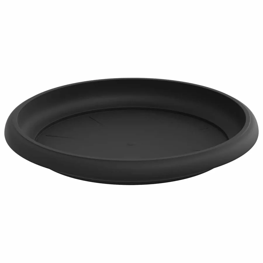 Pots de plantes 6 pcs Noir Ø 19 x 16 cm Plastique - 7