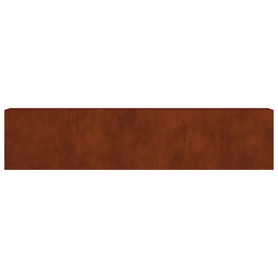 Lit surélevé de jardin 360x40x80 cm acier corten - 4