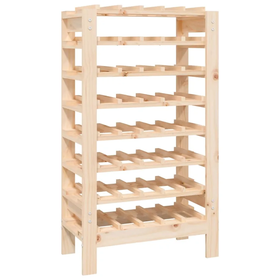 Casier à vin 61,5x30x107,5 cm Bois de pin massif - 2