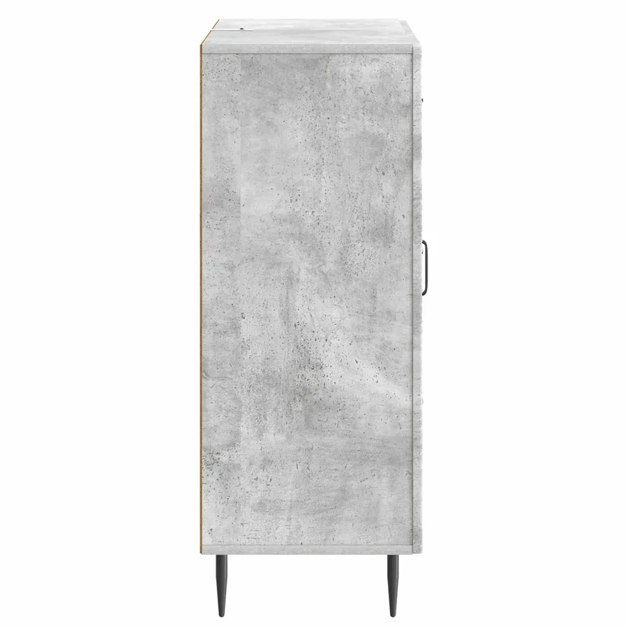 Buffet Gris béton 66 x 34,5 x 89,5 cm Bois d'ingénierie - 7