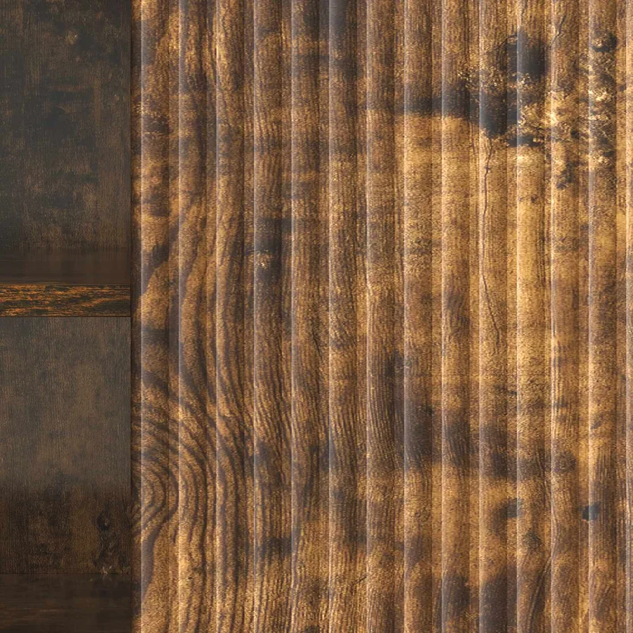 Meuble TV Chêne fumé 150 x 31 x 50 cm Bois d'ingénierie - 10