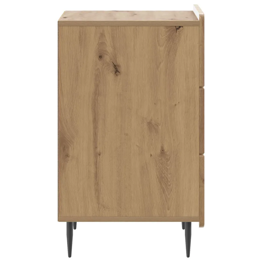 Cabinet de chevet Chêne artisanal 43 x 41 x 68 cm - 6