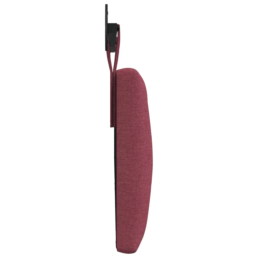 Tête de lit suspendue Bordeaux Tissu - 6