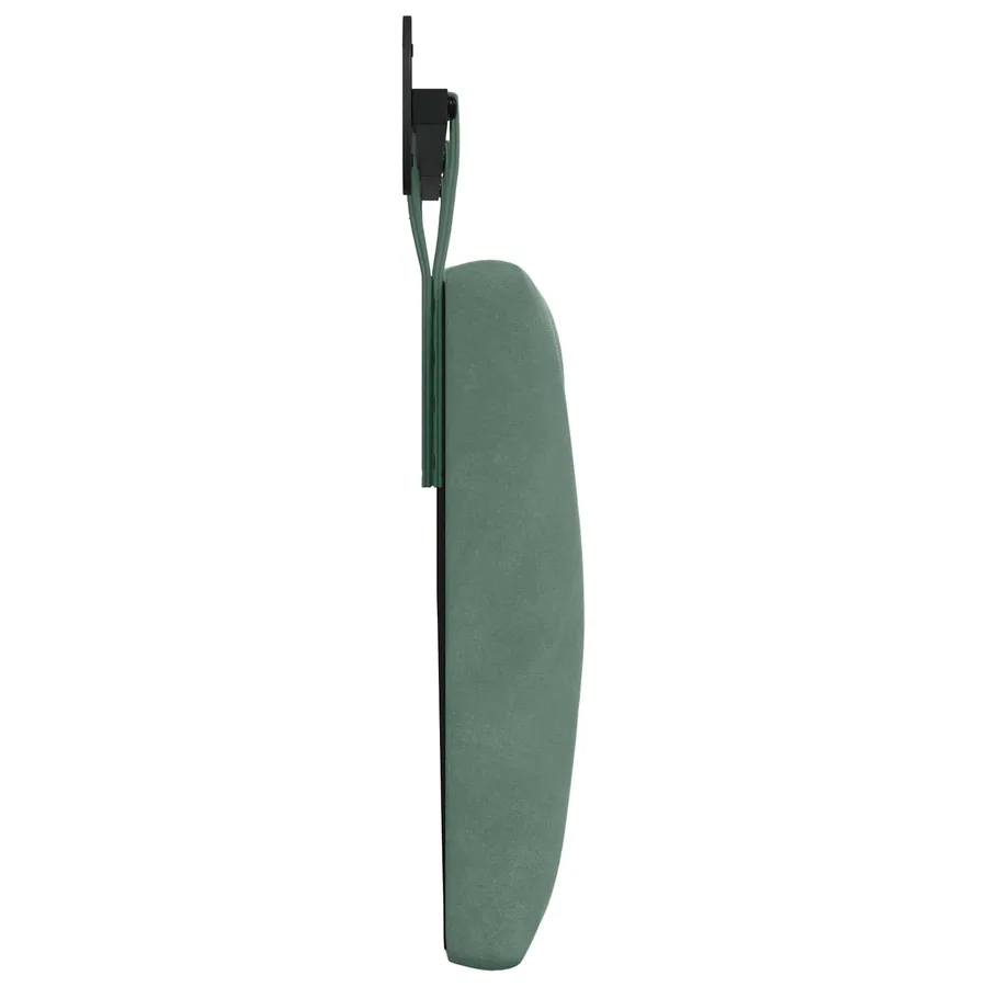 Tête de lit suspendue Avec lumière LED Vert Mer Velours - 6