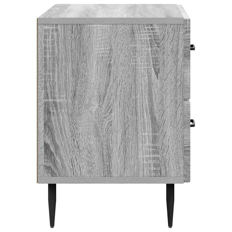 Cabinet de chevet avec tiroir Sonoma gris 62 x 34,5 x 47,5 cm - 6