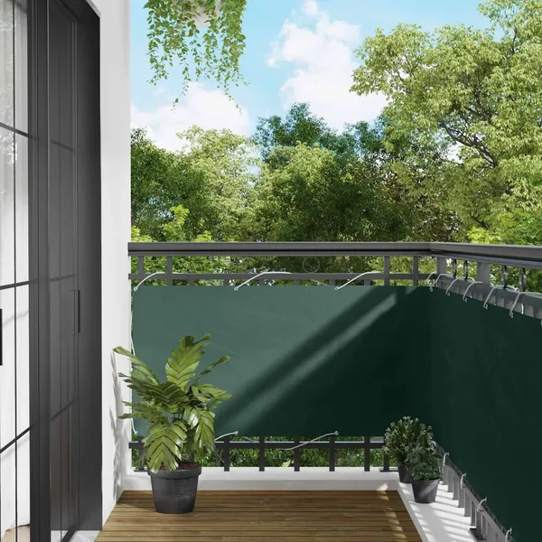 Écran de balcon 75 x 200 cm Oxford alu enduit de PU