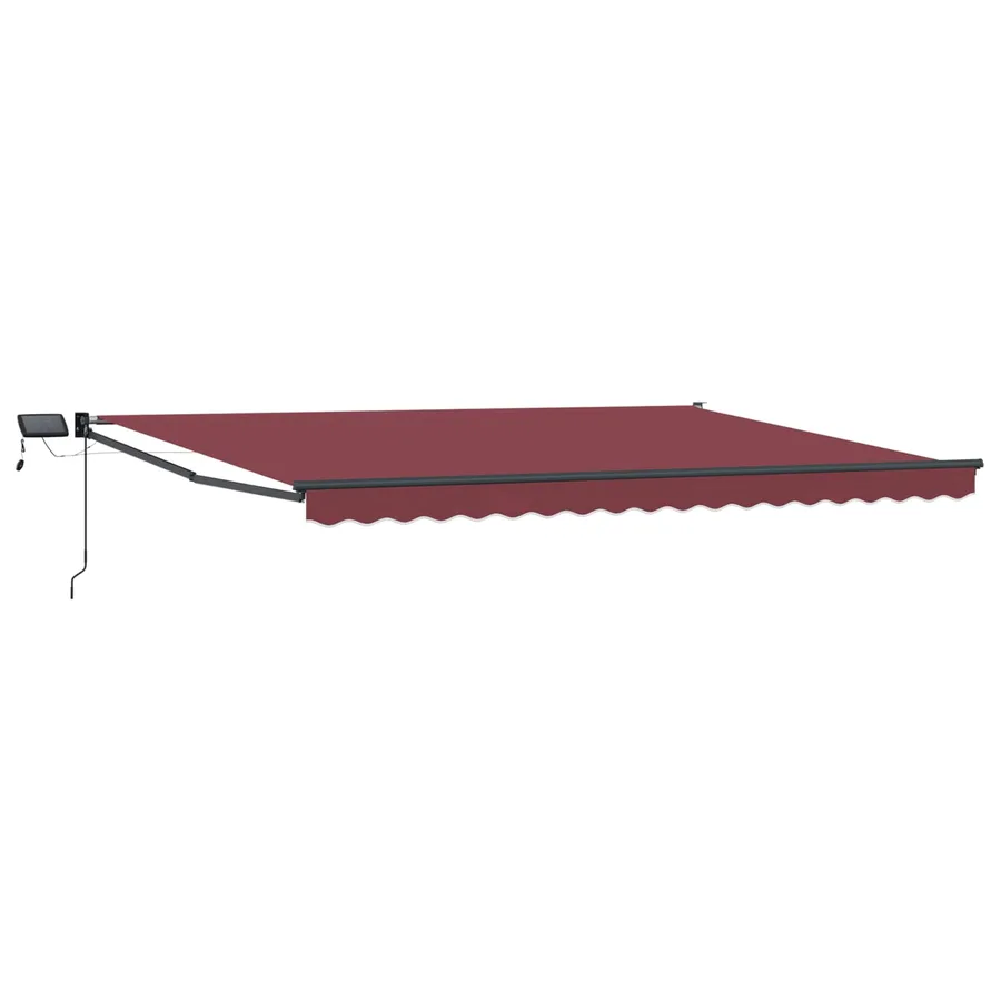 Store rétractable manuel avec LEDs 4 × 3 m - 2