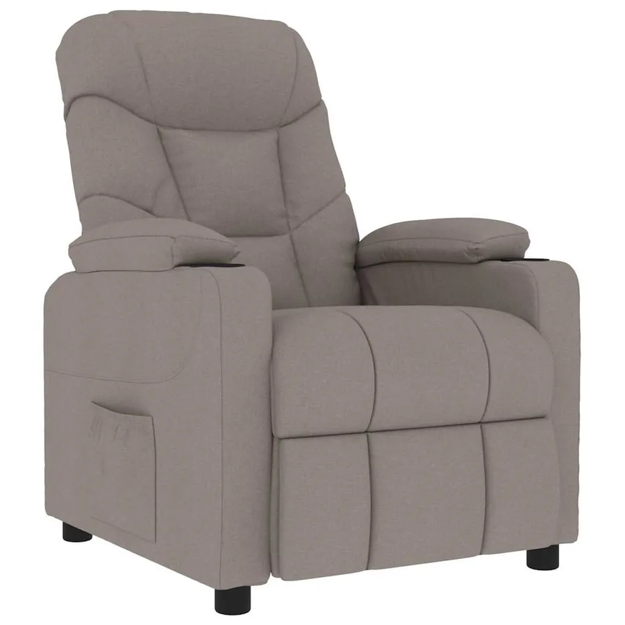 Fauteuil de massage Taupe Tissu - 2