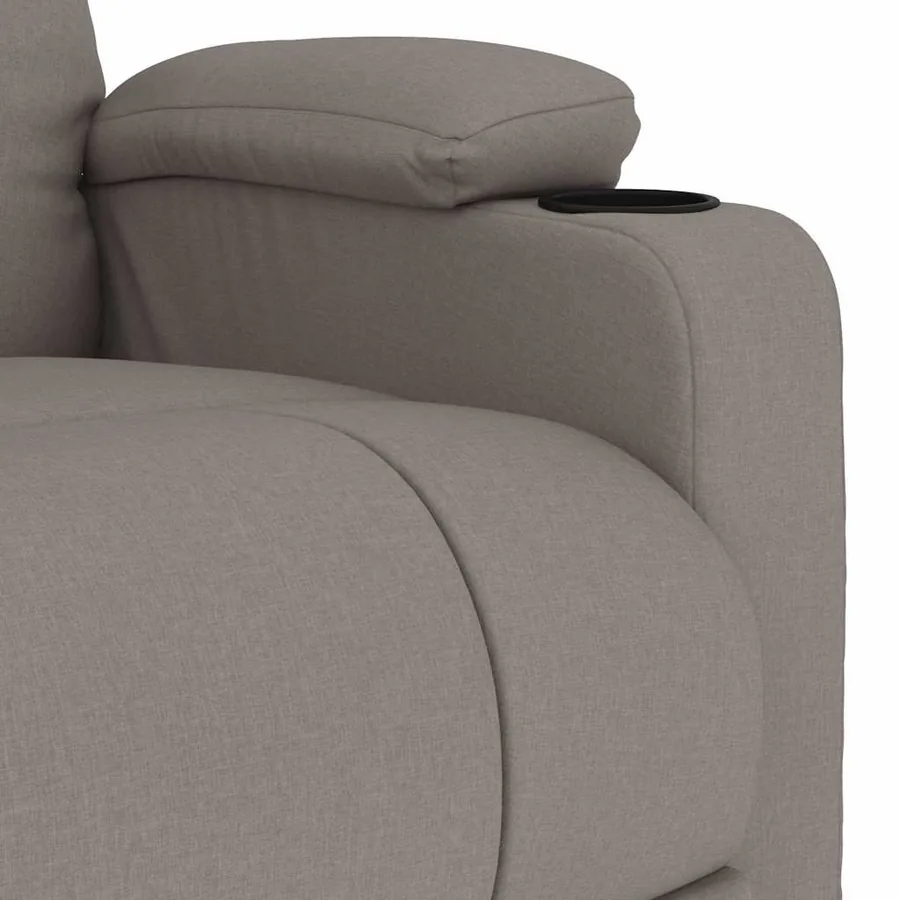 Fauteuil de massage Taupe Tissu - 6