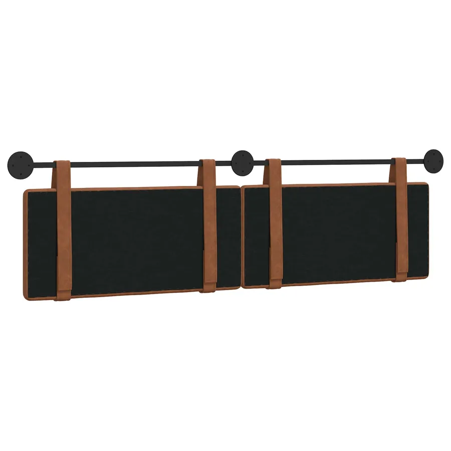 Tête de lit suspendue Marron PU antique - 7