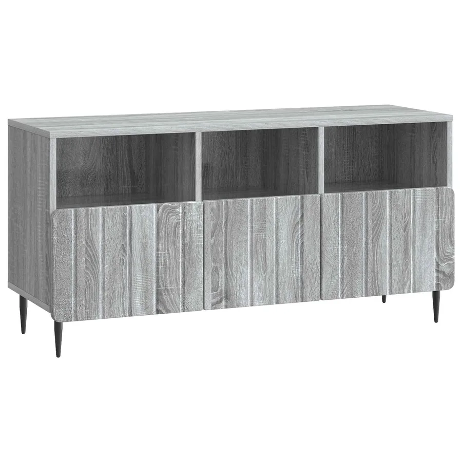 Meuble TV Sonoma gris 102 x 34,5 x 50 cm Bois d'ingénierie - 2