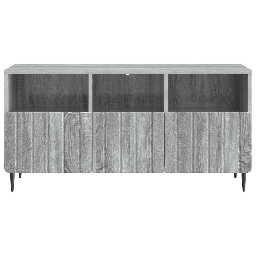 Meuble TV Sonoma gris 102 x 34,5 x 50 cm Bois d'ingénierie - 6