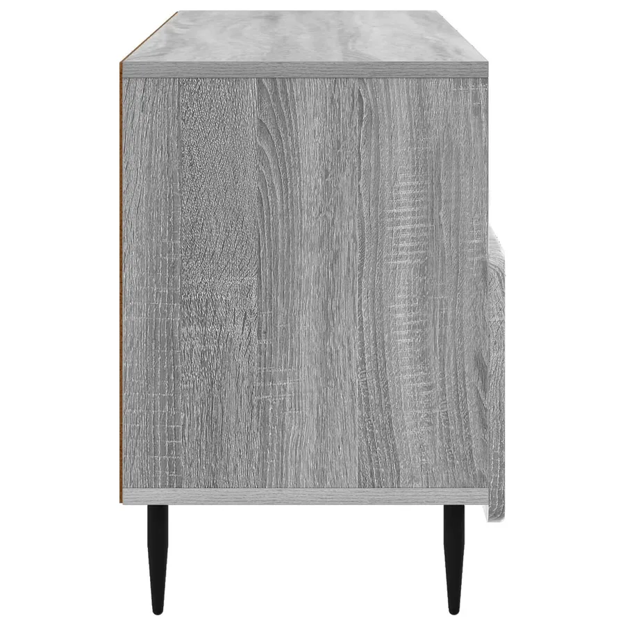 Meuble TV Sonoma gris 102 x 34,5 x 50 cm Bois d'ingénierie - 7