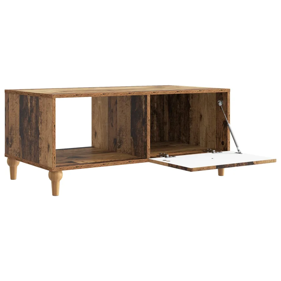 Table basse Bois ancien 90 x 50 x 40 cm Bois d'ingénierie - 4