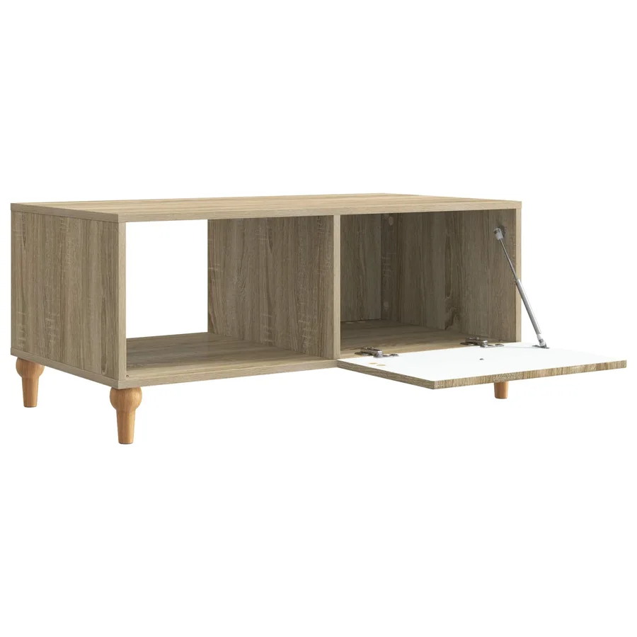 Table basse Chêne Sonoma 90 x 50 x 40 cm Bois d'ingénierie - 4