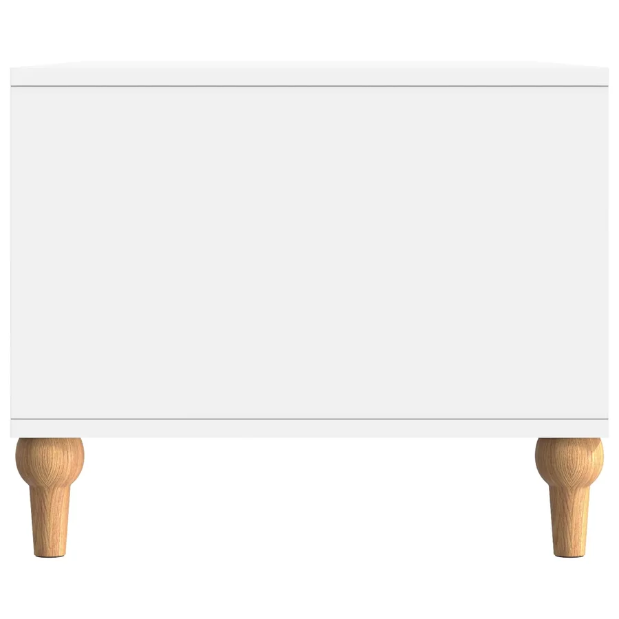Table basse Blanc 90 x 50 x 40 cm Bois d'ingénierie - 6
