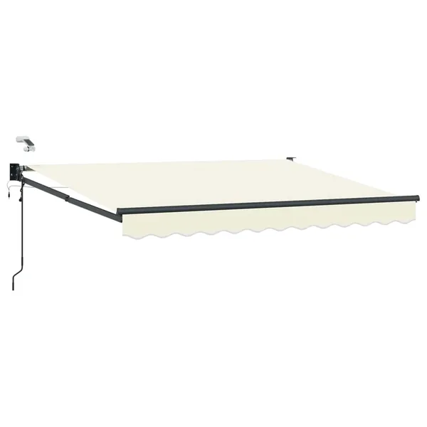 Auvent rétractable électrique Crème 3,5 x 2,5 m