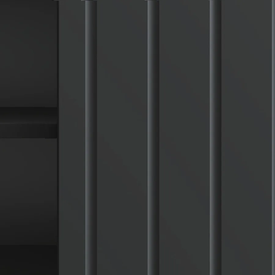 Meuble TV Noir 102 x 34,5 x 52 cm Bois d'ingénierie - 8