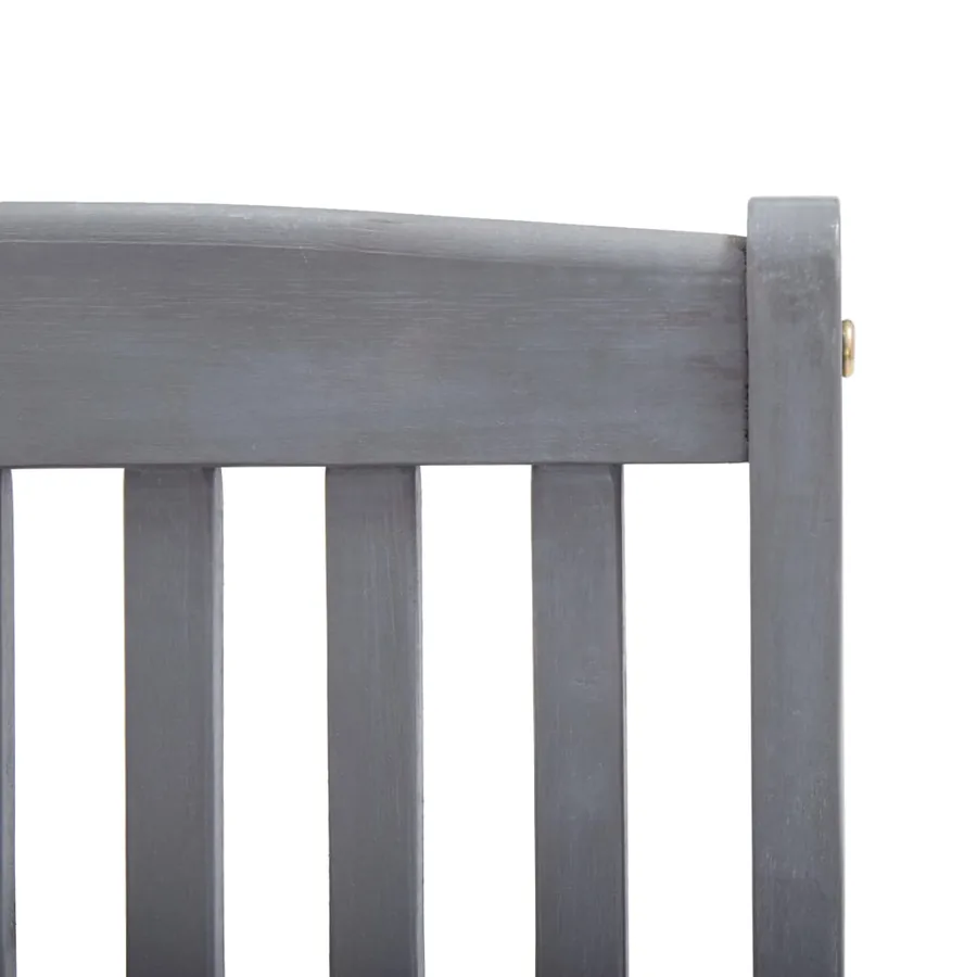 Chaises pliables d'extérieur lot de 2 et coussins Bois d'acacia - 7