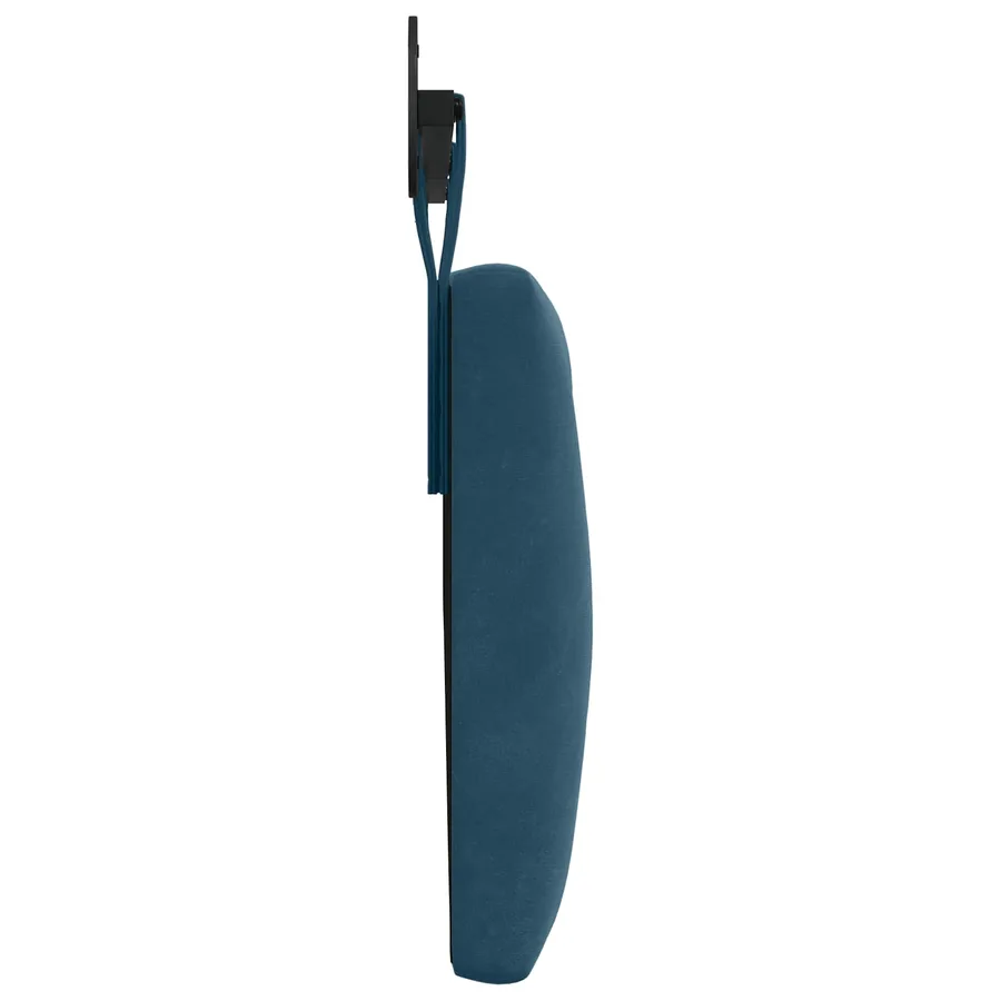 Tête de lit suspendue Avec lumière LED Bleu Velours - 6