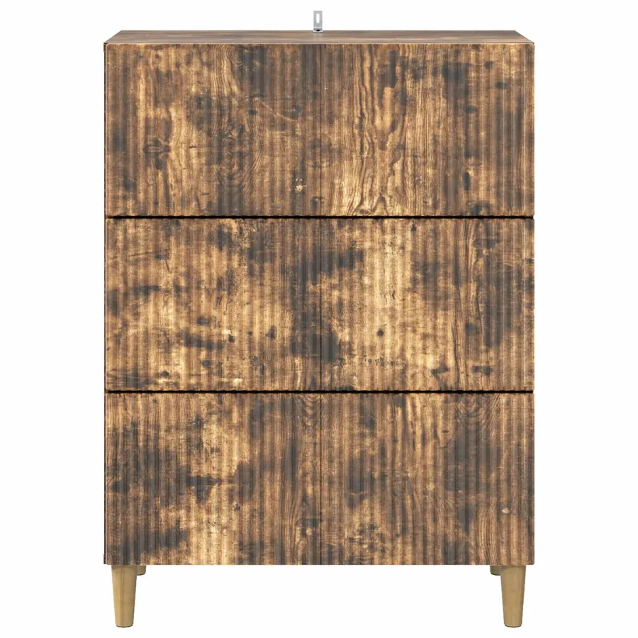 Armoire à tiroirs Chêne fumé 66 x 34,5 x 90 cm - 6