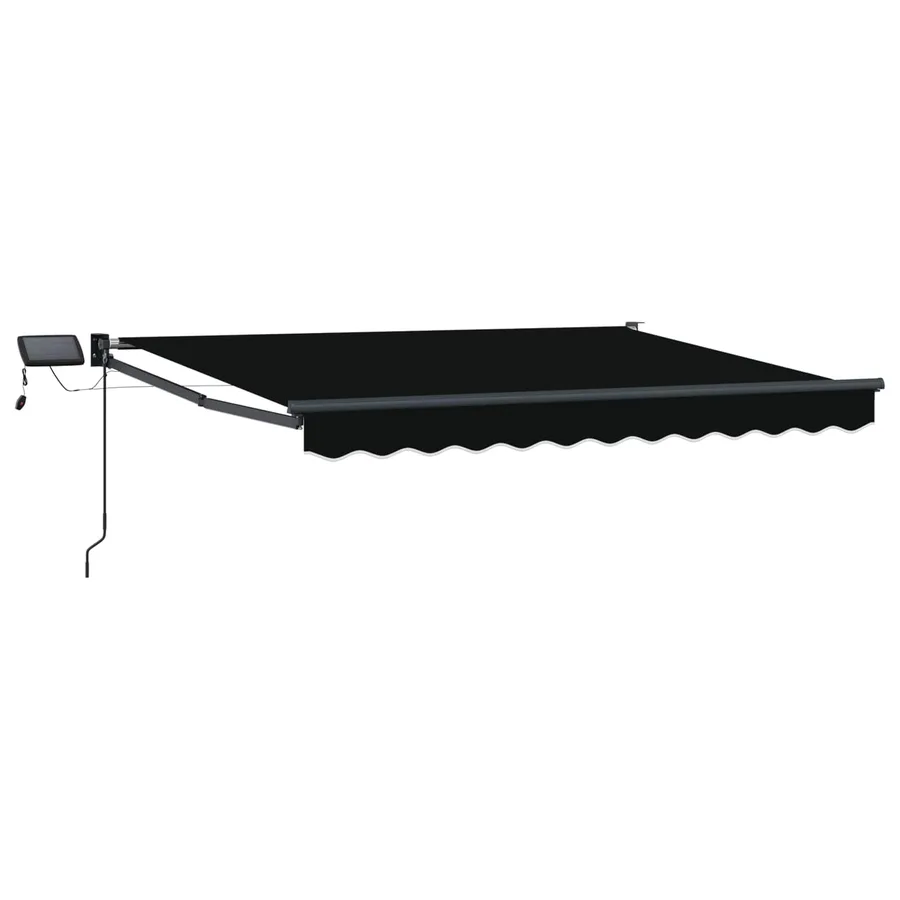 Store rétractable manuel avec LEDs 3,5 x 2,5 m - 2