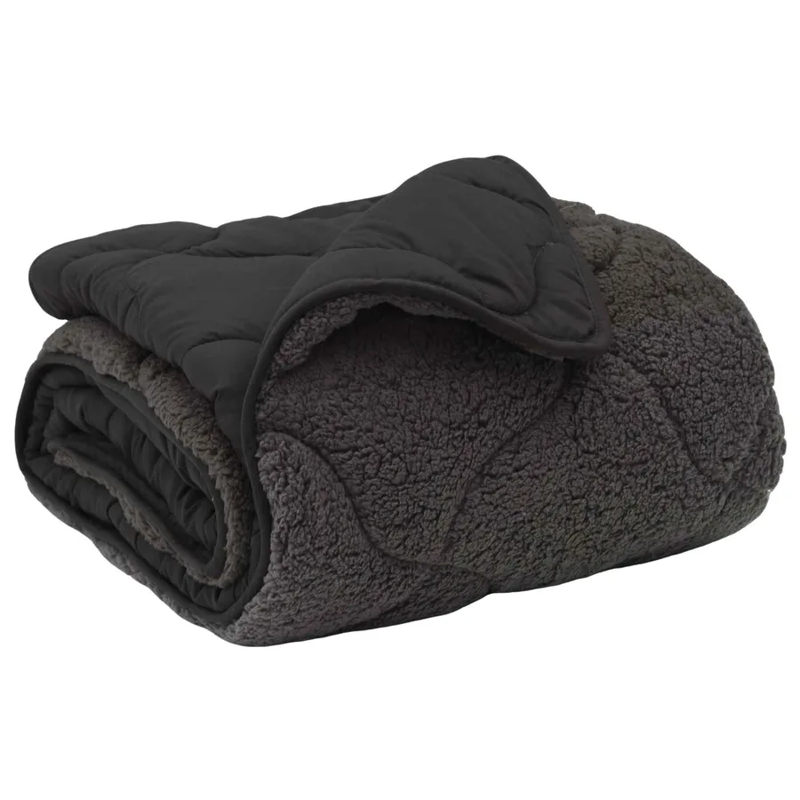 Duvet d'été simple Matelassé Anthracite 200 x 220 cm - 2