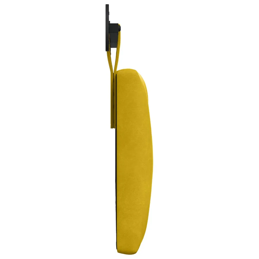 Tête de lit suspendue Jaune Velours - 6