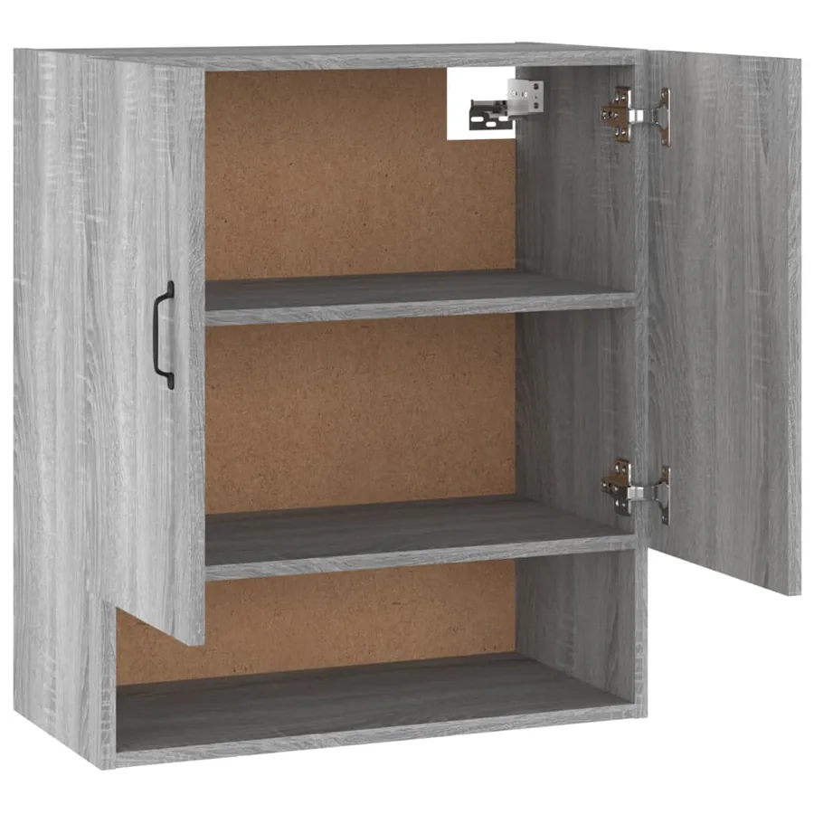 Armoire murale Sonoma gris 60x31x70 cm Bois d'ingénierie - 7