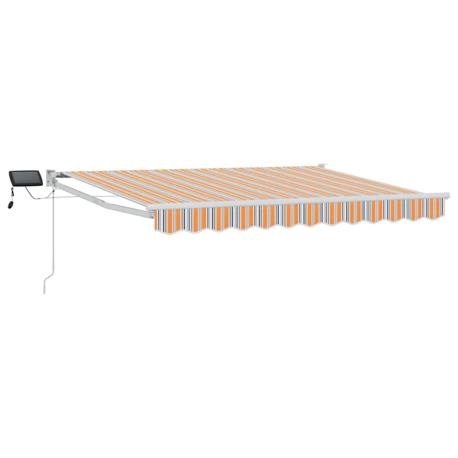 Store rétractable manuel avec LEDs 3,5 x 2,5 m - 2