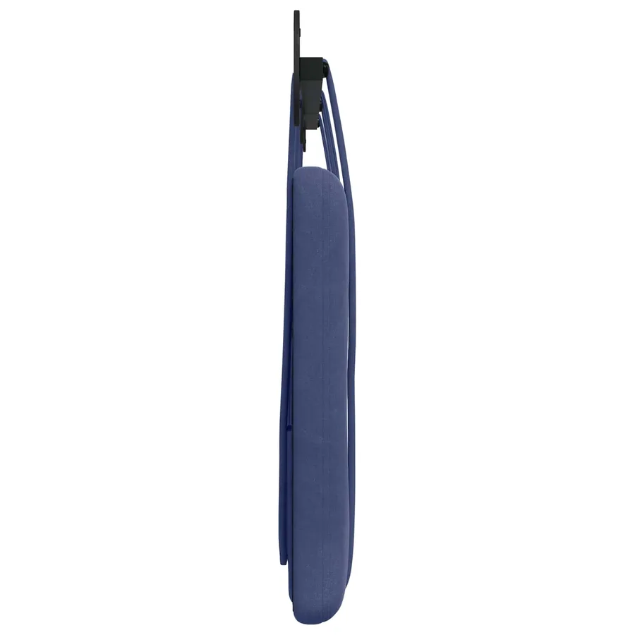 Tête de lit suspendue Bleu police Velours - 6