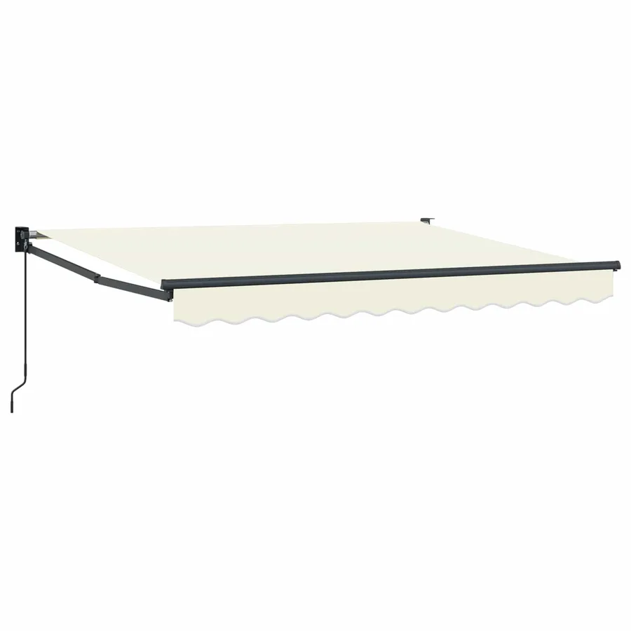 Auvent rétractable Crème 3,5 x 2 m 100% Polyester et Aluminium - 2