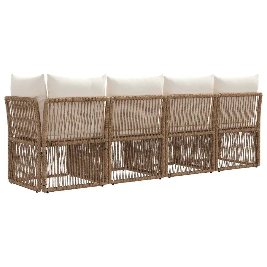 Canapé 4 places avec accoudoir gauche 4 pcs 4-Nombre de places - 6