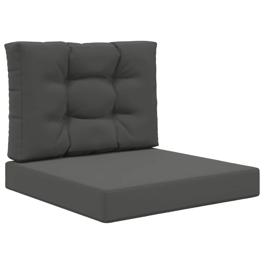 Coussin de canapé d'extérieur 2 pcs Anthracite Polyester - 2