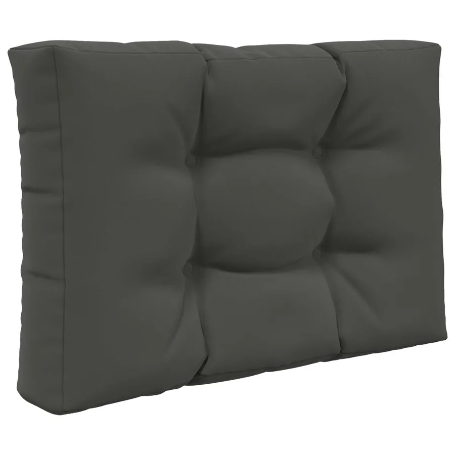 Coussin de canapé d'extérieur 2 pcs Anthracite Polyester - 5