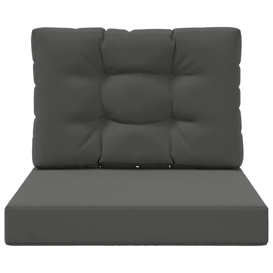 Coussin de canapé d'extérieur 2 pcs Anthracite Polyester - 6