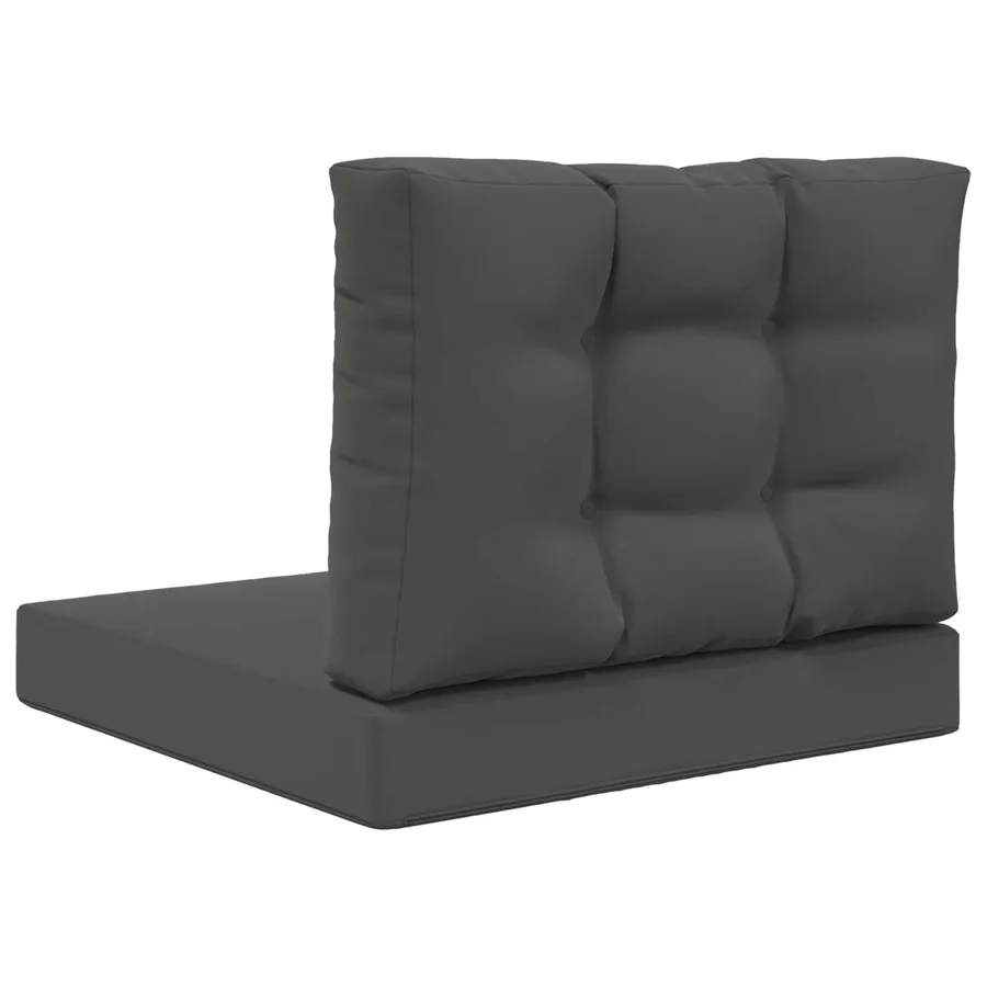 Coussin de canapé d'extérieur 2 pcs Anthracite Polyester - 7