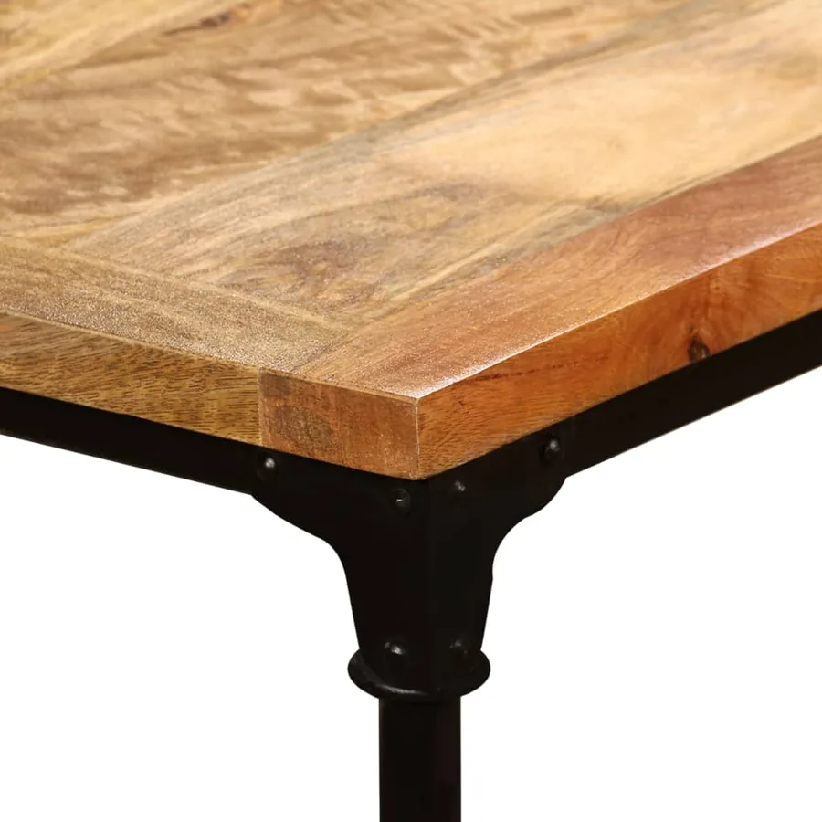 Table à manger Bois de manguier massif 240 cm - 10