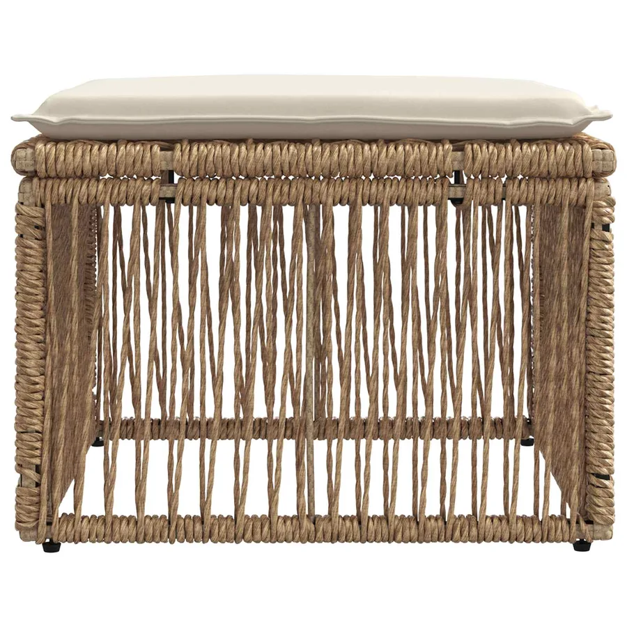 Tabouret Beige polyrotin - 4