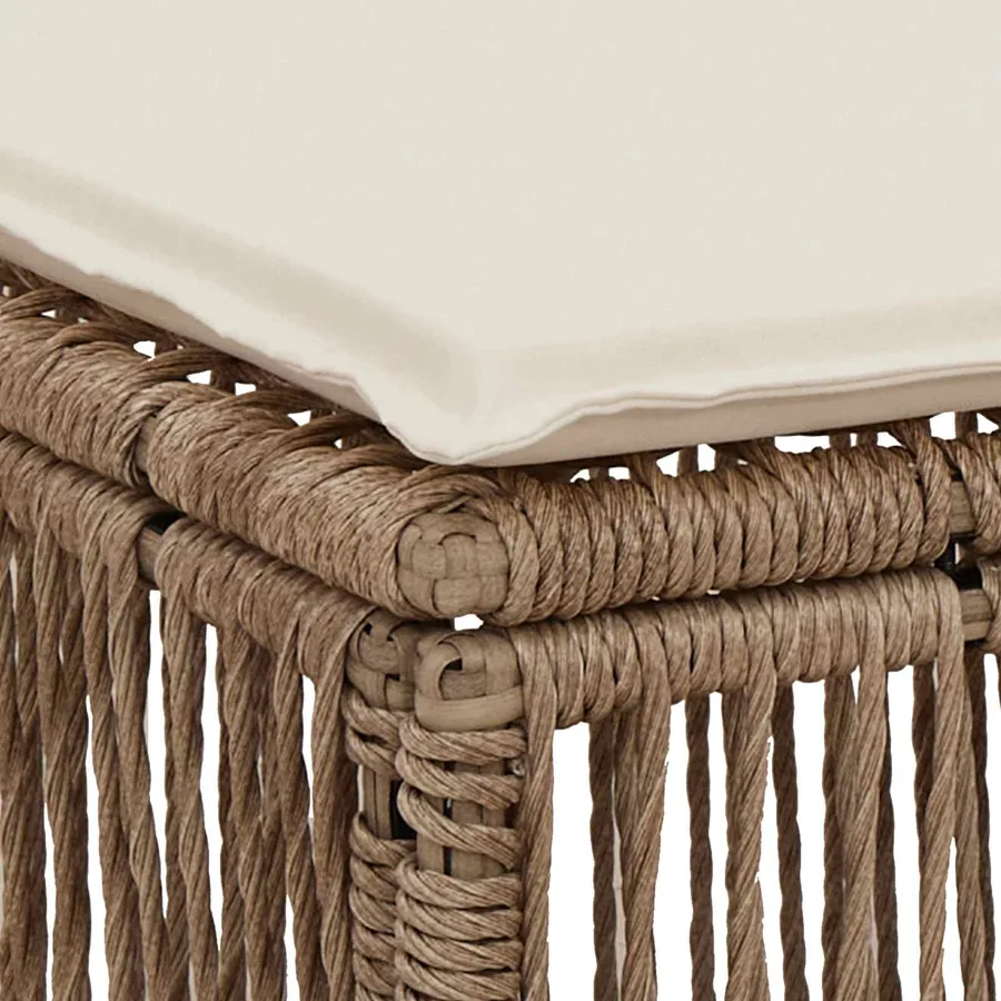 Tabouret Beige polyrotin - 5