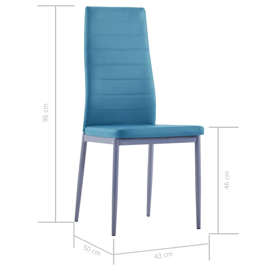 Ensemble à dîner 7 pcs Bleu - 14