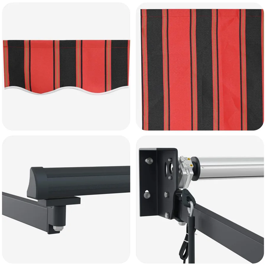 Auvent rétractable électrique 3 x 2,5 m - 6