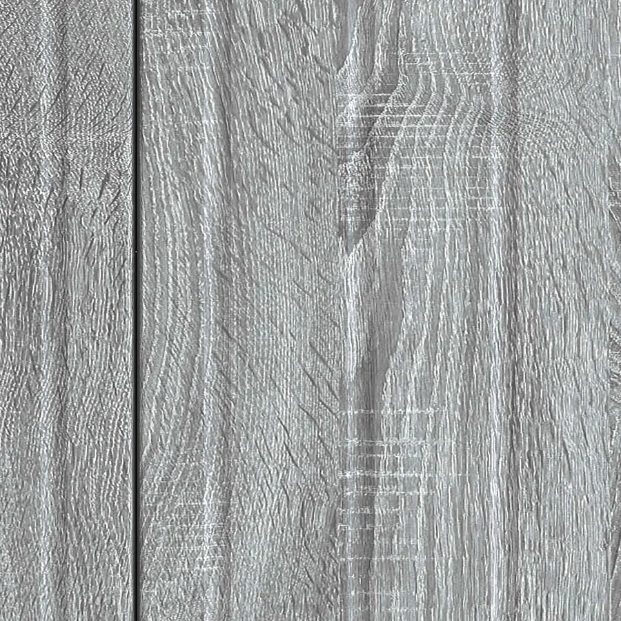 Meuble TV Sonoma gris 99 x 34,5 x 52 cm Bois d'ingénierie - 10