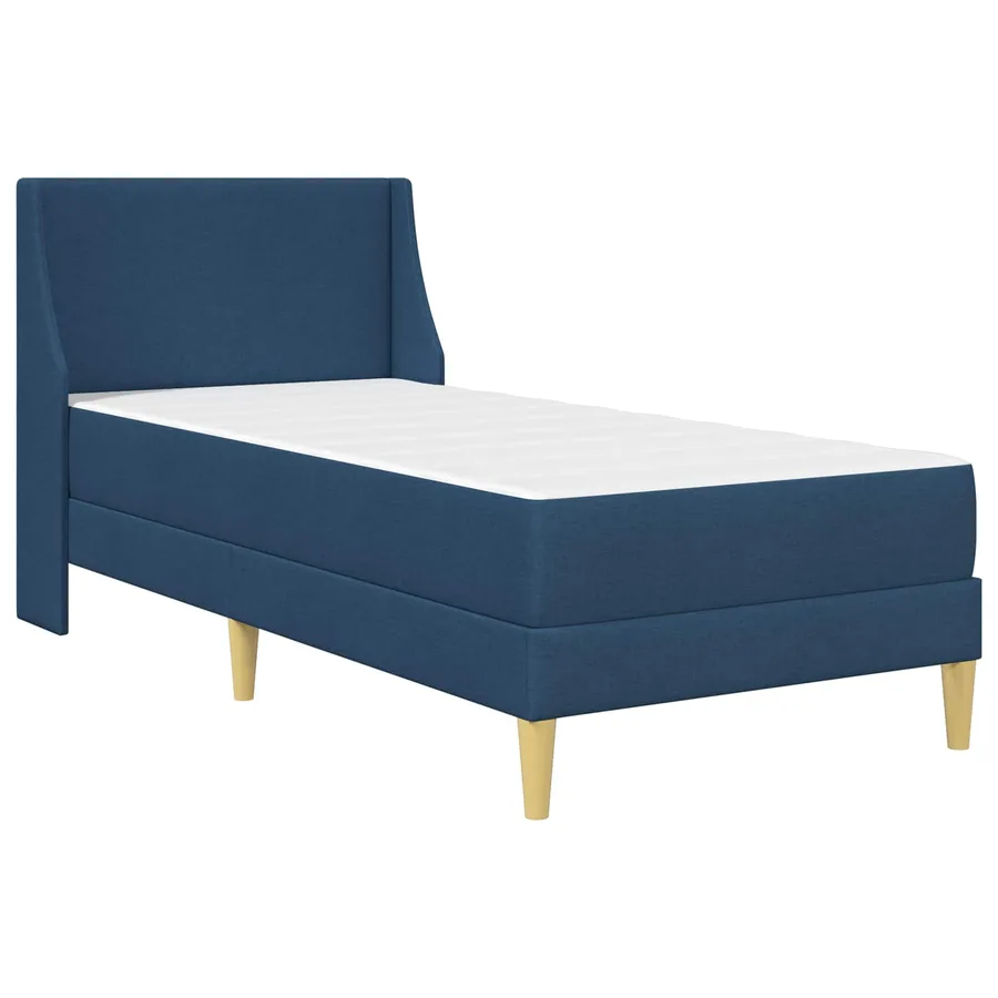 Cadre de lit avec matelas Bleu 80x 200 cm Polyester - 3