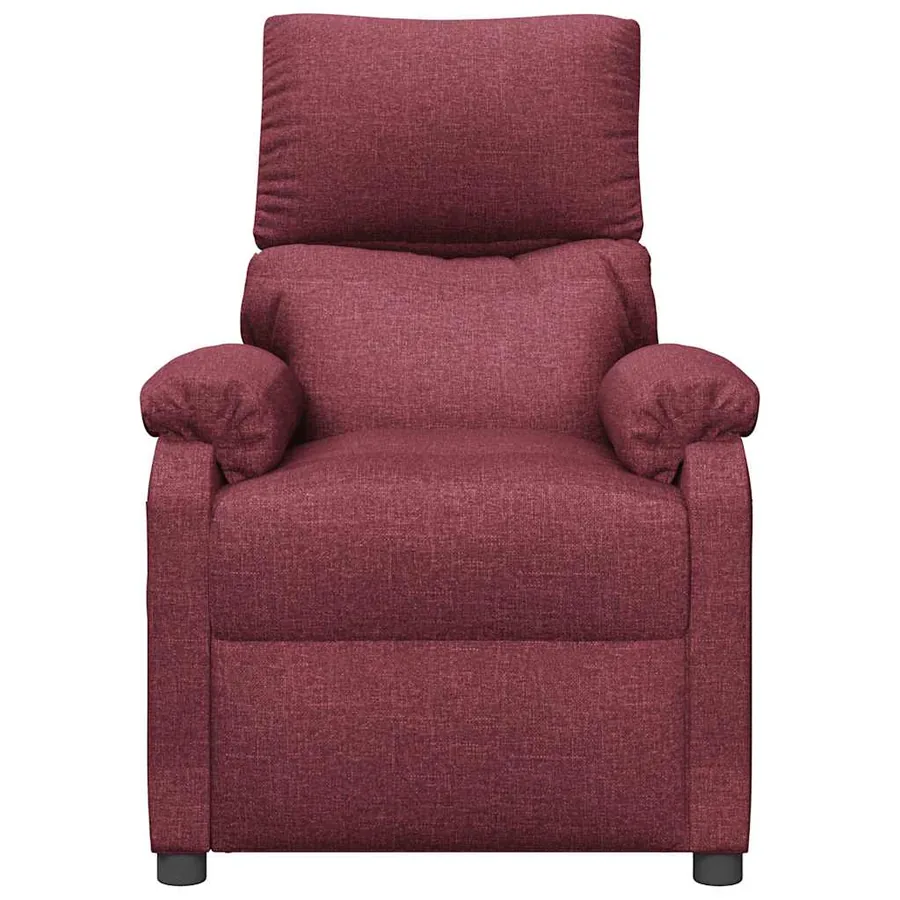 Fauteuil de massage Rouge bordeaux Tissu - 3