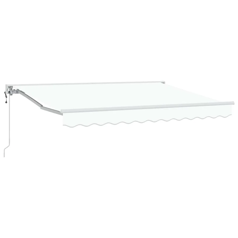 Auvent rétractable électrique Blanc 3,5 x 2,5 m - 2