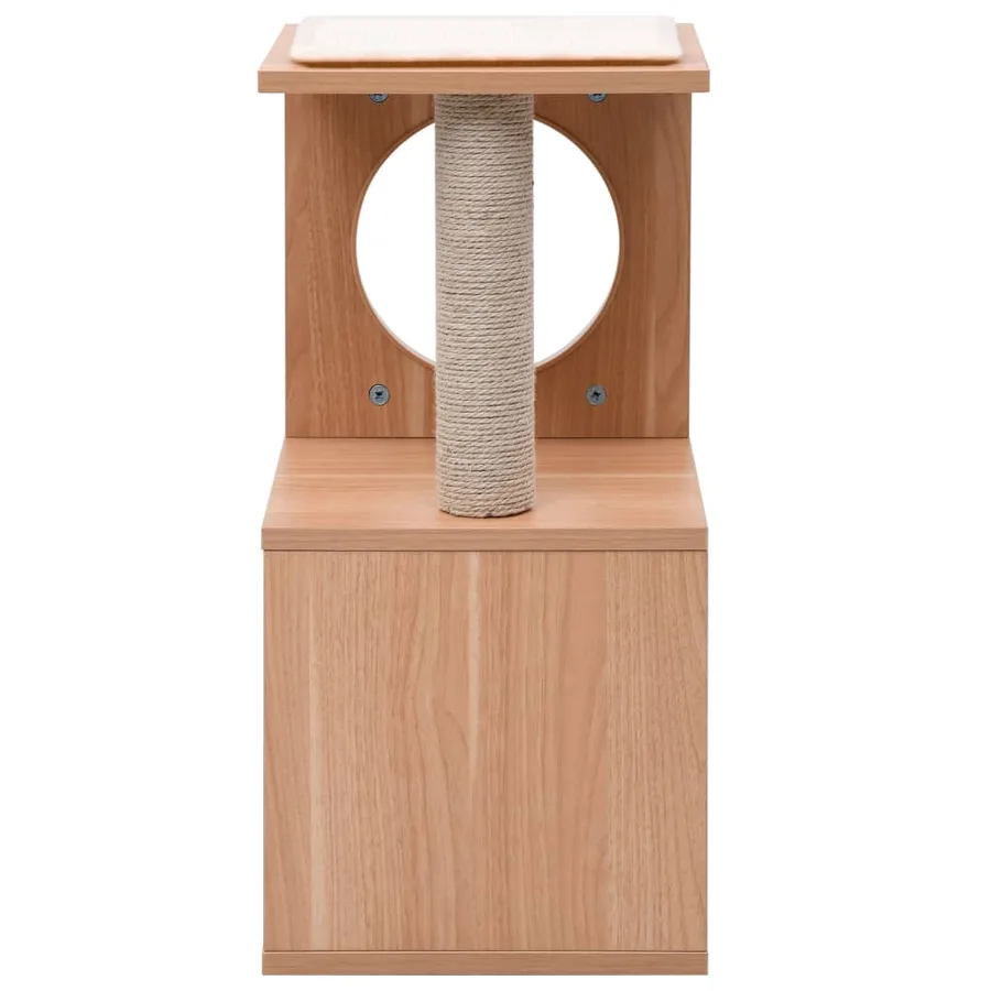 Arbre à chat avec tapis à gratter en sisal 60 cm - 3