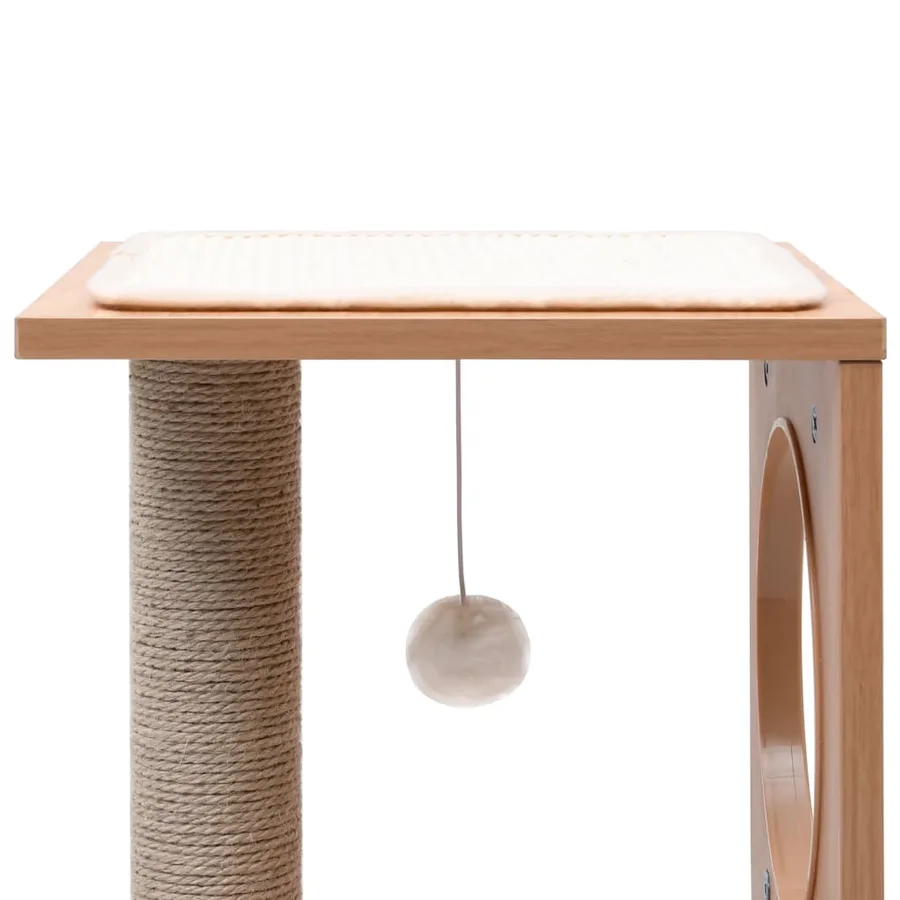 Arbre à chat avec tapis à gratter en sisal 60 cm - 5